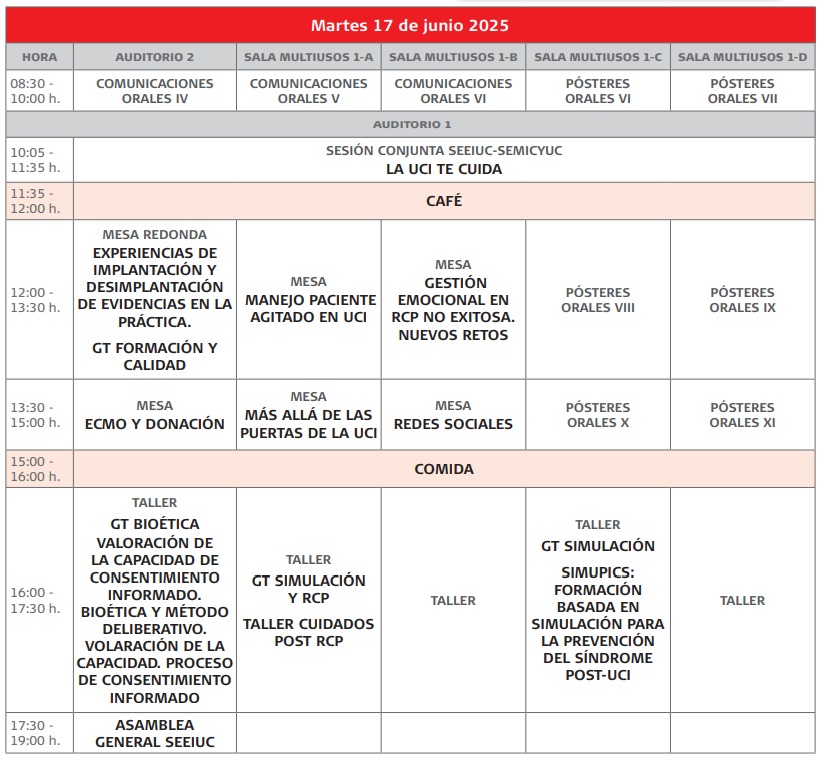 Ya queda poco para #seeiuc2025! Nos vemos en Valencia el 17 de junio con varias mesas y talleres que prometen!! <a href="/seeiucoficial/">SEEIUC</a> <a href="/GTBioetica/">GT BIOÉTICA SEEIUC</a>