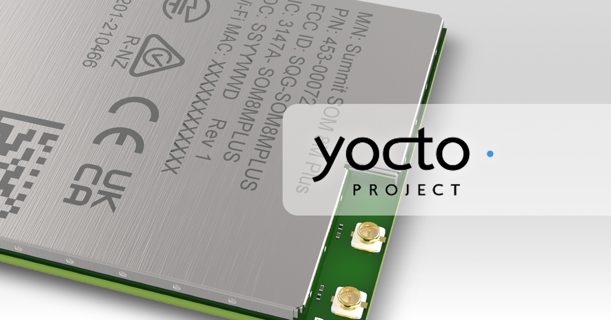ezurio_llc's tweet image. Check out our new #Yocto #Software Release for the Summit SOM 8MP Release 5.58.0.7

Check it out here: bit.ly/3ZeuVgF