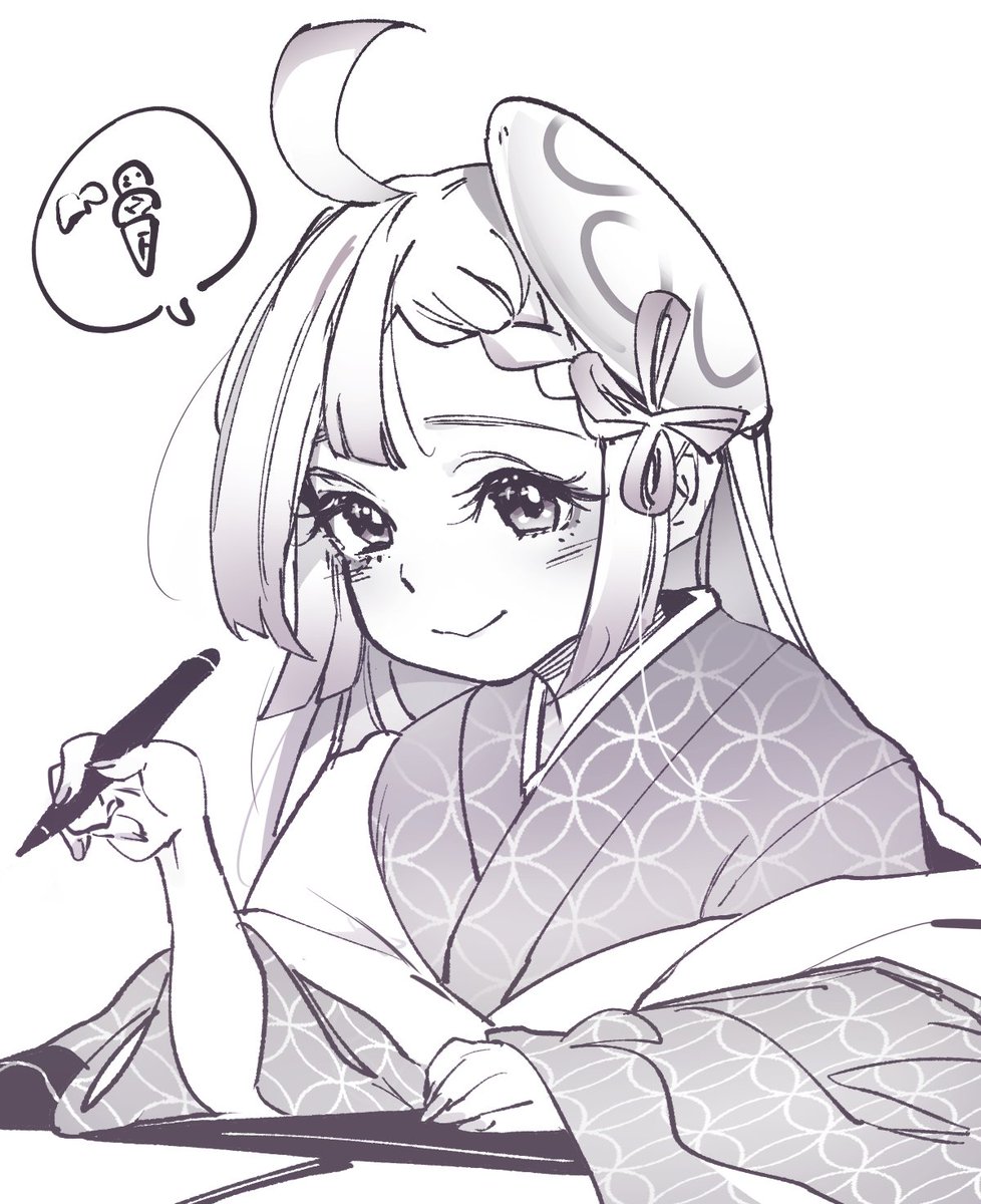 リハビリ落描きでFA

#めいかき 