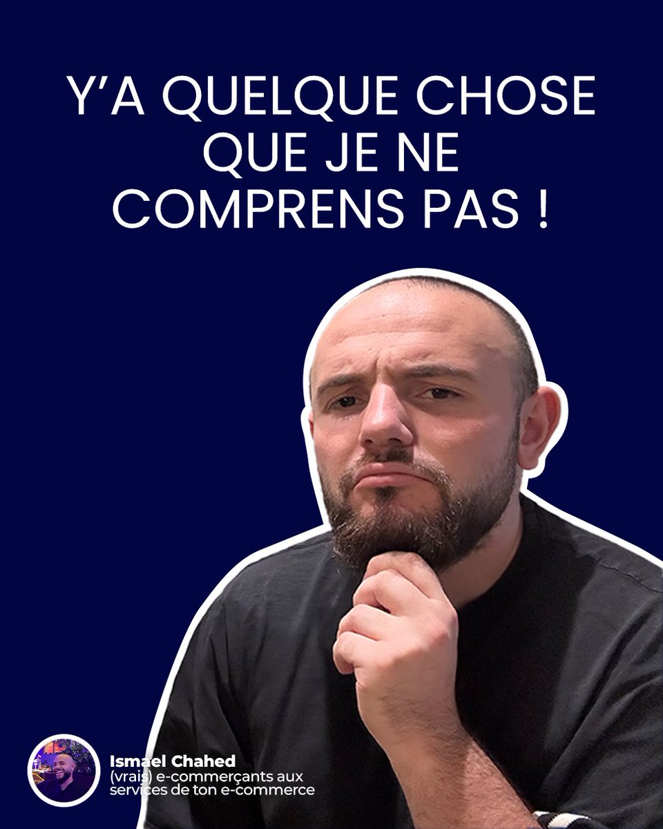 Un truc que je pige pas 🤔

Pourquoi bosser avec deux agences en e-com ? Une pour les ads, l'autre pour la boutique.

Sur le papier, ça semble logique.
En vrai, c’est souvent une galère. Quand on a lancé nos marques avec Matthieu, on l’a vécu :

→ L’agence ads envoie du trafic.