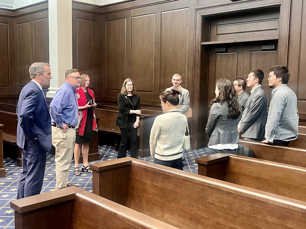 AppealsCourtGA (@appealscourtga) on Twitter photo Following this morning’s oral argument session, Presiding Judge Dillard, <a href="/JudgeDillard/">Judge Stephen Dillard</a>, Chief Judge Mercier, and Judge Land spoke with Emory Law visitors, Professor Paul Koster and students in his Introduction to US Courts and Oral Advocacy class. Following this morning’s oral argument session, Presiding Judge Dillard, <a href="/JudgeDillard/">Judge Stephen Dillard</a>, Chief Judge Mercier, and Judge Land spoke with Emory Law visitors, Professor Paul Koster and students in his Introduction to US Courts and Oral Advocacy class.