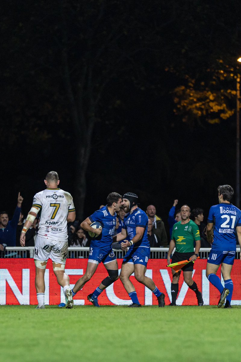 ColomiersRugby's tweet photo. ✨💙 𝐌𝐞𝐬𝐬𝐢𝐞𝐮𝐫𝐬, 𝐌𝐄𝐑𝐂𝐈 ⵑ

🙌 Hugo, Anthony, Ugo, Mathis, Louis, Aldric, Jack, Marco, Brett, Janse, Sadek et Eliott merci pour cette saison historique et votre dévouement sans failles pour ce maillot bleu et blanc.

🫶 Nous vous souhaitons le meilleur pour la suite ! https://t.co/UglacaEAks