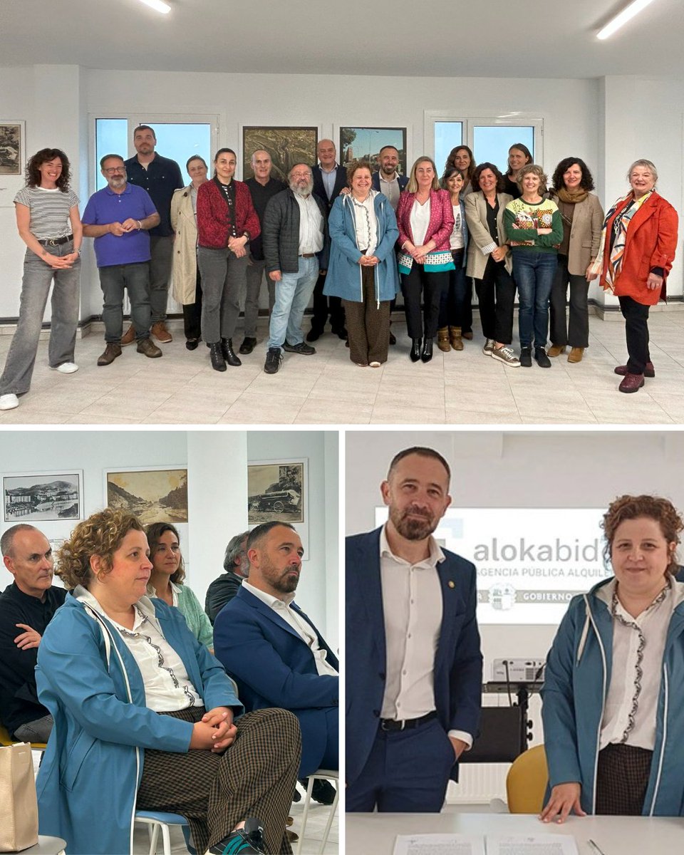 🤝📷Convenio firmado con #Alokabide que permitirá identificar las principales problemáticas en materia de vivienda y mapear buenas prácticas del TSSE. Firma del consejero de Vivienda y Agenda Urbana,
<a href="/DenisItxaso/">Denis Itxaso</a> y de nuestra coordinadora  y presidenta
<a href="/sareensarea/">Sareen Sarea</a>, Soraia Chacón