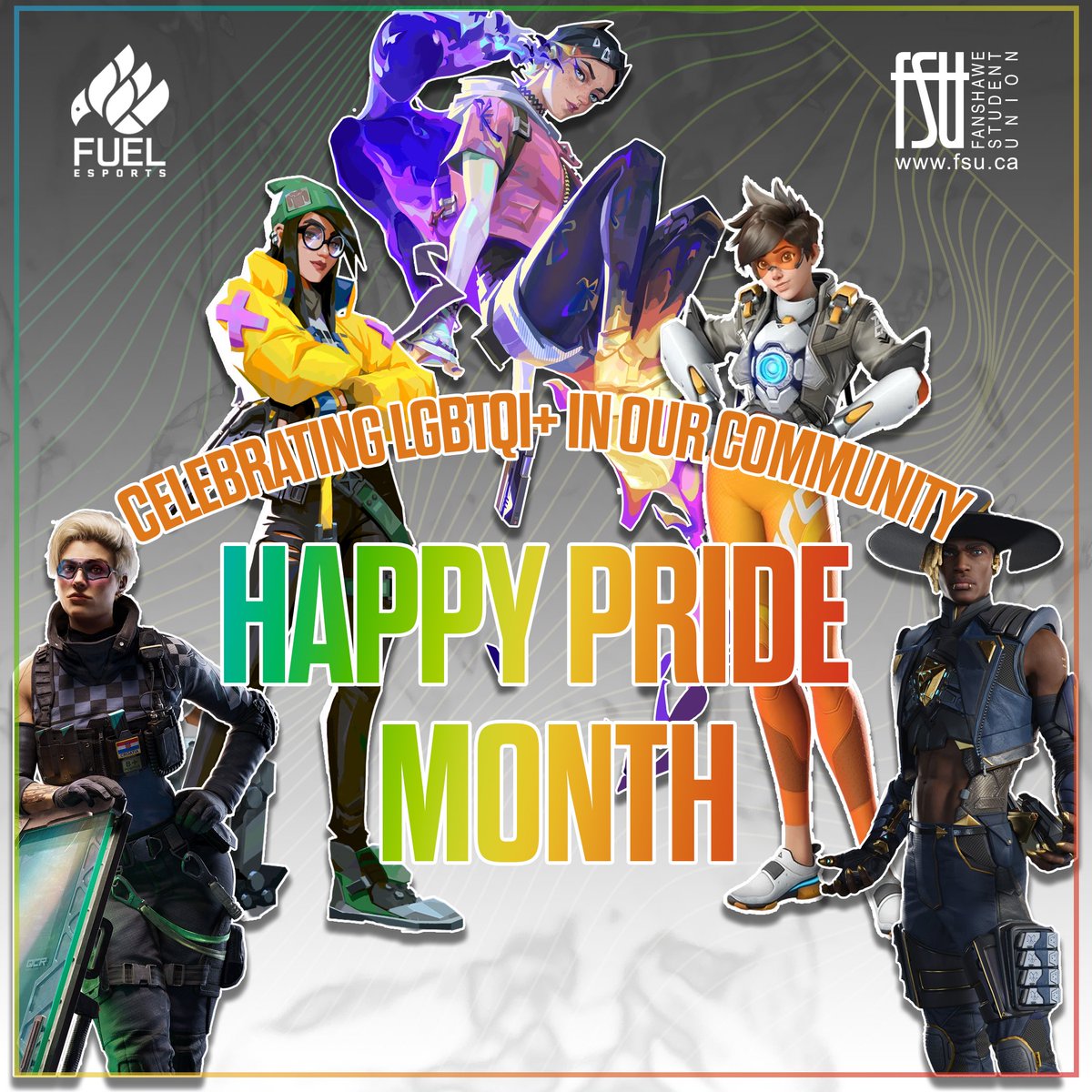 Happy Pride Month from everyone at Fuel Esports! 

Fuel is proud to be a welcoming and inclusive community for all people!

❤️🧡💛💚💙💜