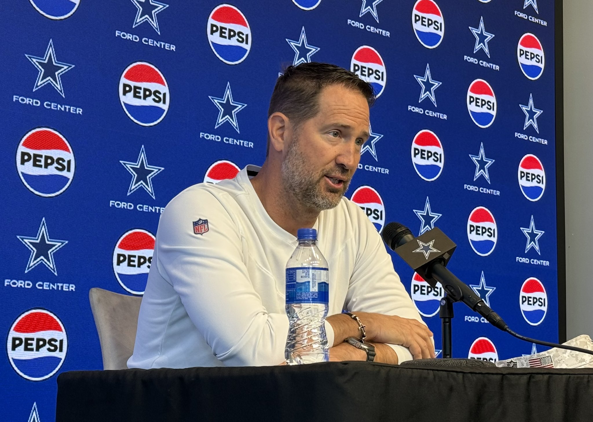 Jon Machota on X: "Cowboys coach Brian Schottenheimer: “The way we practice  and the way I act at practice, my father is looking down from heaven going:  'What are you doing? That's