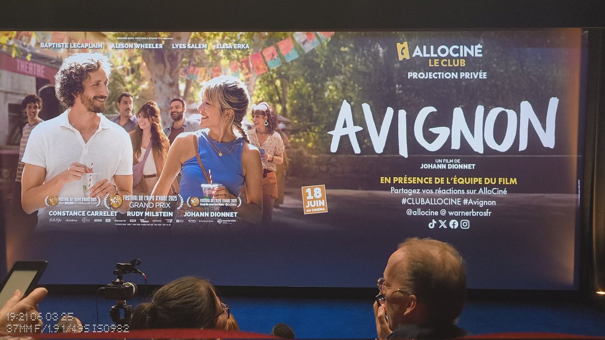 Nath_Visuals (@npz256) on Twitter photo C'est parti pour l'avant première de #Avignon de Johann Dionnet (Grand Prix festival Alpe d'Huez) avec le <a href="/cluballocine/">Le Club AlloCiné</a> <a href="/warnerbrosfr/">Warner Bros France</a> C'est parti pour l'avant première de #Avignon de Johann Dionnet (Grand Prix festival Alpe d'Huez) avec le <a href="/cluballocine/">Le Club AlloCiné</a> <a href="/warnerbrosfr/">Warner Bros France</a>