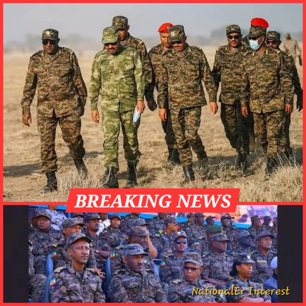 𝐍𝐚𝐭𝐢𝐨𝐧𝐚𝐥𝐄𝐫 𝐈𝐧𝐭𝐞𝐫𝐞𝐬𝐭 🌐 (@nationaler_int) on Twitter photo BREAKING 🇪🇹 💥 |• 6-senior commanders of the #ENDF resigned, as the <a href="/AbiyAhmedAli/">Abiy Ahmed Ali 🇪🇹</a> regime wages a deadly war in Amhara & other regions.
The list...,
1. B/G Marie Beyene
2. B/G Abebe Beyene
3. B/G Dwite Yohans
4. B/G Kassa Demle
5. B/G Alemu Ayele
6. B/G Sisay Welene BREAKING 🇪🇹 💥 |• 6-senior commanders of the #ENDF resigned, as the <a href="/AbiyAhmedAli/">Abiy Ahmed Ali 🇪🇹</a> regime wages a deadly war in Amhara & other regions.
The list...,
1. B/G Marie Beyene
2. B/G Abebe Beyene
3. B/G Dwite Yohans
4. B/G Kassa Demle
5. B/G Alemu Ayele
6. B/G Sisay Welene