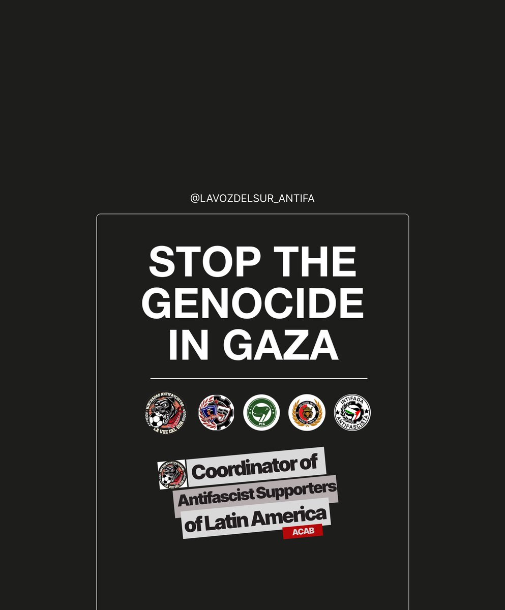 RedGuardsUnited's tweet photo. Desde la Voz del Sur, exigimos el fin del genocidio contra el pueblo palestino y las sanciones correspondientes contra “Israel”. 

¡Palestina será libre desde el río hasta el mar! #LaVozdelSur #LVDS 

https://t.co/z8ElTHnnp8 https://t.co/gON5Ap6VL1