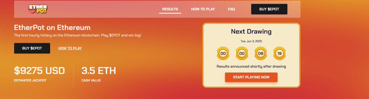 Just buy or hold $EPOT. A smart contract randomly selects one eligible wallet every 30 minutes. The process is fully on-chain and verifiable through the transaction log. Our pool is increasing🔥🔥🔥