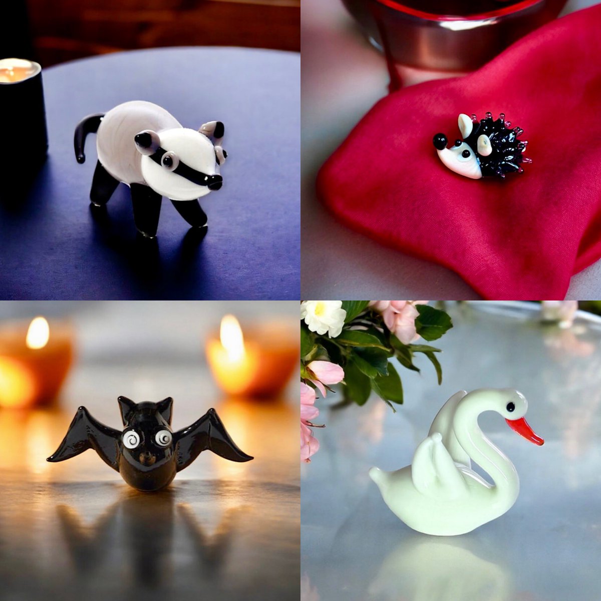 LumpyandFriends's tweet image. Our Lovely Glass Range is selling out fast 🐾🐾❤️
Hand blown with exquisite detail, these are as cute as cute can be. Whether you’re a fan of cute animals  or just appreciate fine craftsmanship, these mini ornaments are the perfect addition to any shelf, table, or mantel.🐾🐾❤️…