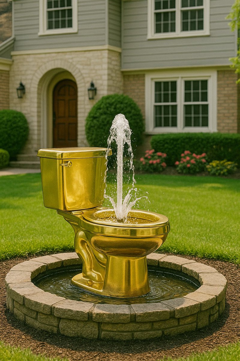 DanielL15464525's tweet photo. 🚽✨ There will be signs…
When you see a golden toilet fountain in the front yard, you don’t ask questions.
You buy $TOILET.
#ToiletDust #SuiNetwork #LFF #CryptoSigns #BuyTheFlush
0xc5b61b1e1f7f88511c9c0c6f475f823c66cc4e2d39a49beb6777059710be8404::toilet::TOILET https://t.co/3QfNDaBYnt