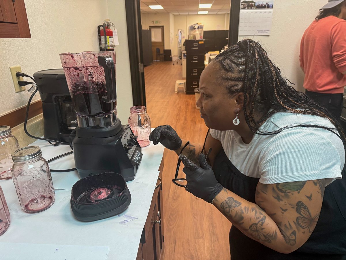 Students learned the art of canning salmon and huckleberries during canning class at Winners Gym in Tacoma in late May. 

The salmon and huckleberry canning classes were hosted by the Puyallup Tribe's Culture Department. 

#puyalluptribe