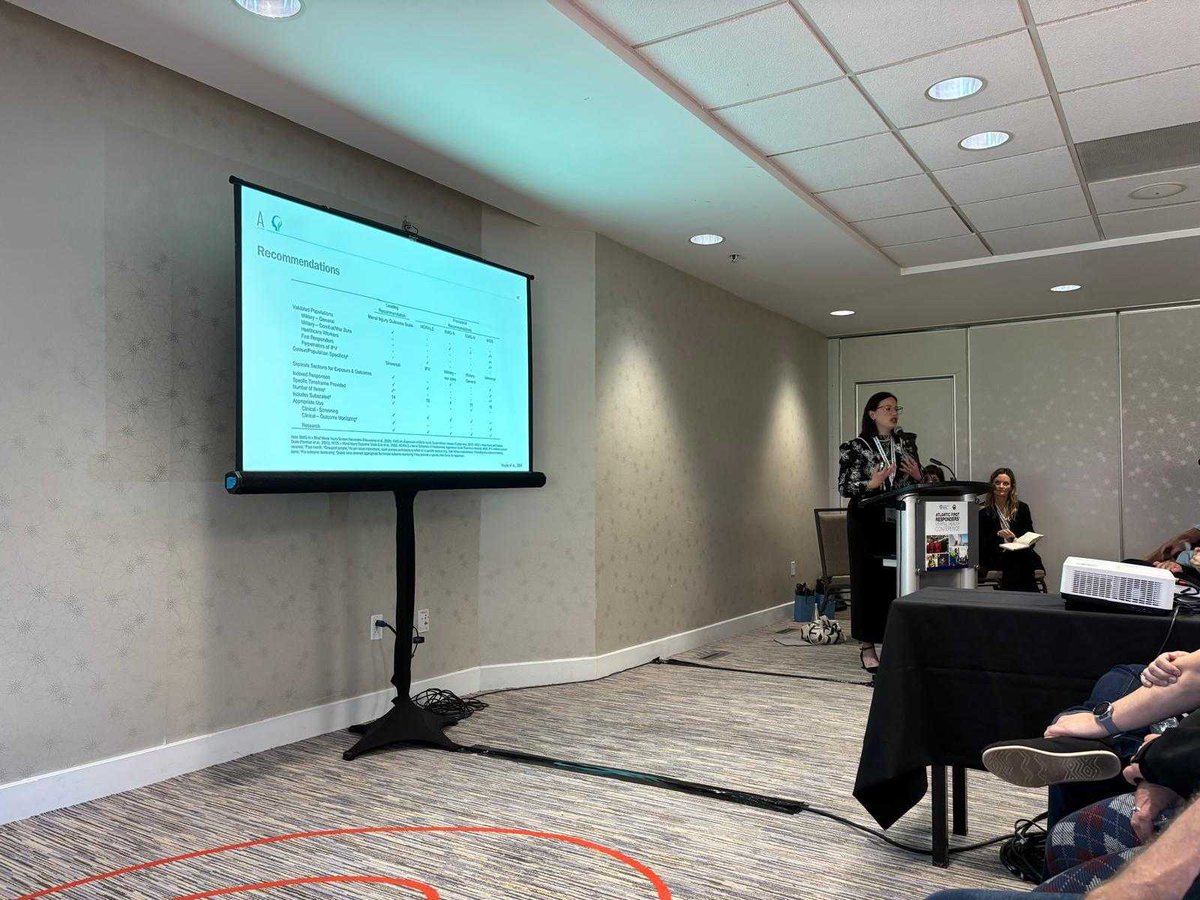 👏 Huge congratulations to Dr. Stephanie Houle on an outstanding presentation at the 2025 Atlantic First Responders’ Mental Health Conference! Clear, engaging, and packed with insight—well done! 🌟