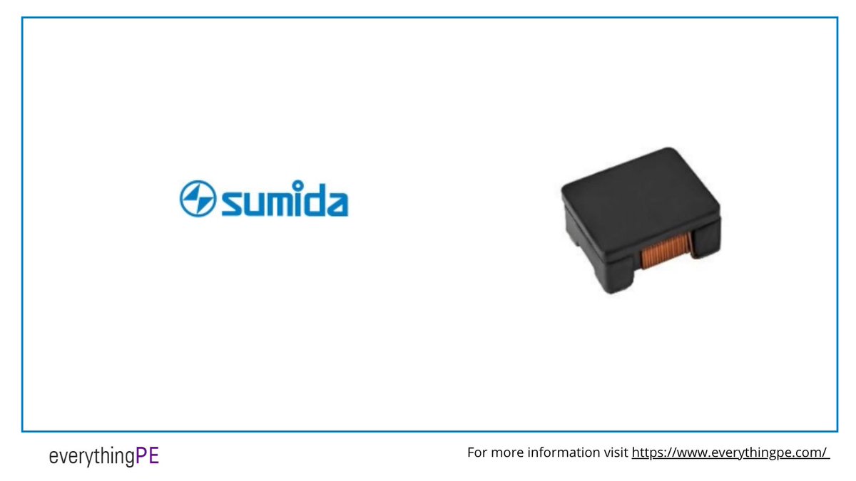 everything_PE_'s tweet image. Sumida&apos;s 300 Ohms DC Common Mode Choke Coil

Learn more: ow.ly/oE1k50W3xVZ

#commonmodechoke #emifilter #inductor #sumida #powerelectronics #powerengineering #electronics #energy #sustainable