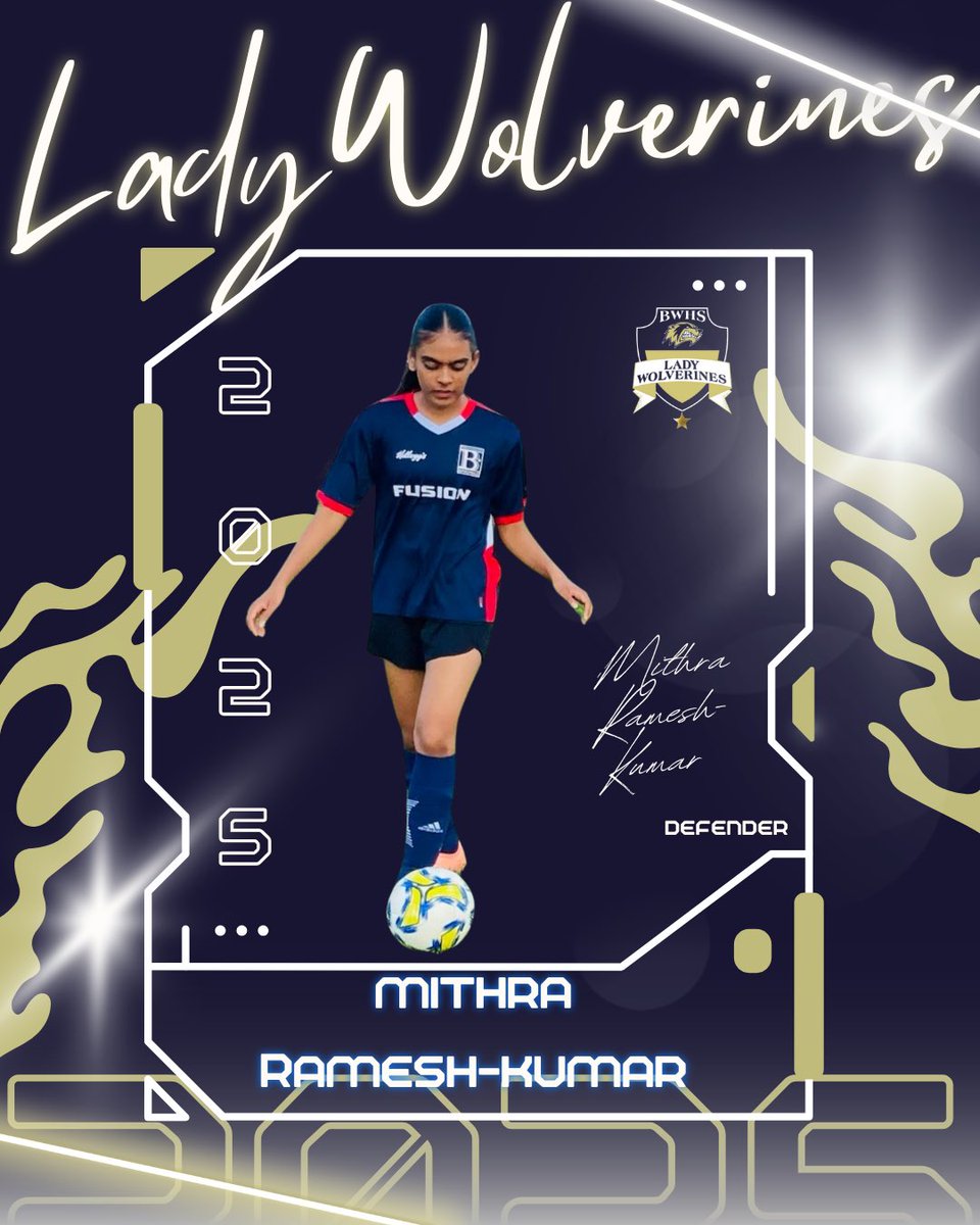 BWHS Women's Soccer (@bwhssoccer1) on Twitter photo 🚨‼️New LWO Alert‼️🚨
Let’s welcome our new FAM1LY member Mithra Ramesh-Kumar to the LadyWolverines!!!!
WE NEVER STAND ALONE
#howthewestwas1⭐️preparetobeexcellent
<a href="/BWHS_TheDen/">BWHS TheDen</a> 🚨‼️New LWO Alert‼️🚨
Let’s welcome our new FAM1LY member Mithra Ramesh-Kumar to the LadyWolverines!!!!
WE NEVER STAND ALONE
#howthewestwas1⭐️preparetobeexcellent
<a href="/BWHS_TheDen/">BWHS TheDen</a>