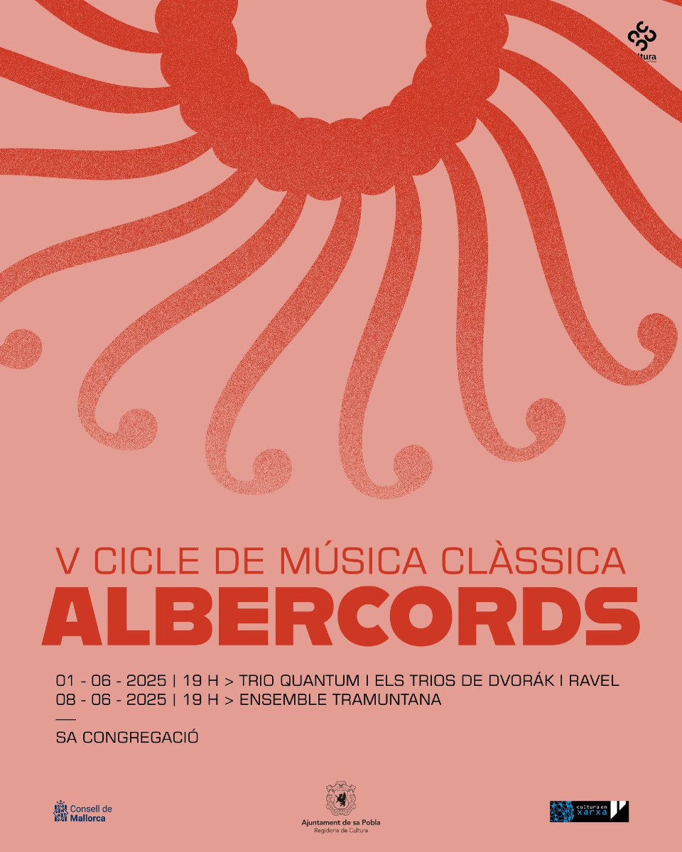 🍑🎼 Aquest diumenge tenim el segon concert el cicle de música clàssica Albercords amb Ensemble Tramuntana, interpretant un trio de sonates barroques.

Entrada grauïta!