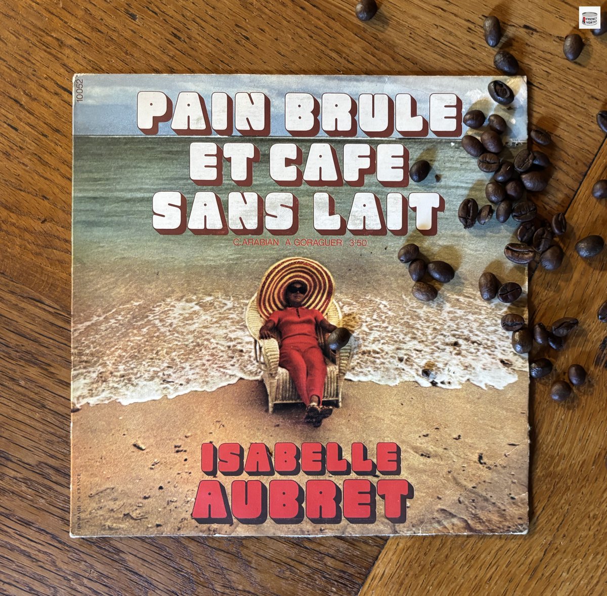 🎧 #frenchgroove #goraguer #samba #pop #latinmusic #vinyl 
🪇7" Isabelle Aubret "Pain brûlé et café sans lait/D'autres jeudis" 1973 Disques Meys
pain brûlé👉youtu.be/fPBW3LH_atI?si…