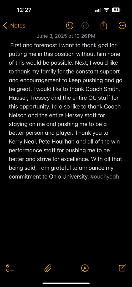 Brandon Jenkins (@brandon_j200) on Twitter photo Athens, I’m home!! #OUohyeah #commited
<a href="/OhioFootball/">Ohio Football</a> <a href="/CoachJohnHauser/">Coach John Hauser</a> <a href="/TNelson_9/">Tom Nelson</a> <a href="/Hersey_Football/">Hersey Football</a> Athens, I’m home!! #OUohyeah #commited
<a href="/OhioFootball/">Ohio Football</a> <a href="/CoachJohnHauser/">Coach John Hauser</a> <a href="/TNelson_9/">Tom Nelson</a> <a href="/Hersey_Football/">Hersey Football</a>