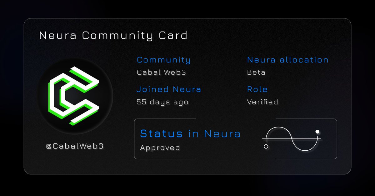 CabalWeb3's tweet image. Happy to announce our collaboration with @NeuraADND, the next highly anticipated project on Abstract.

More than a NFT: AI android artists creating art for you, customisable with modules.

A raffle for our members is live in our discord.