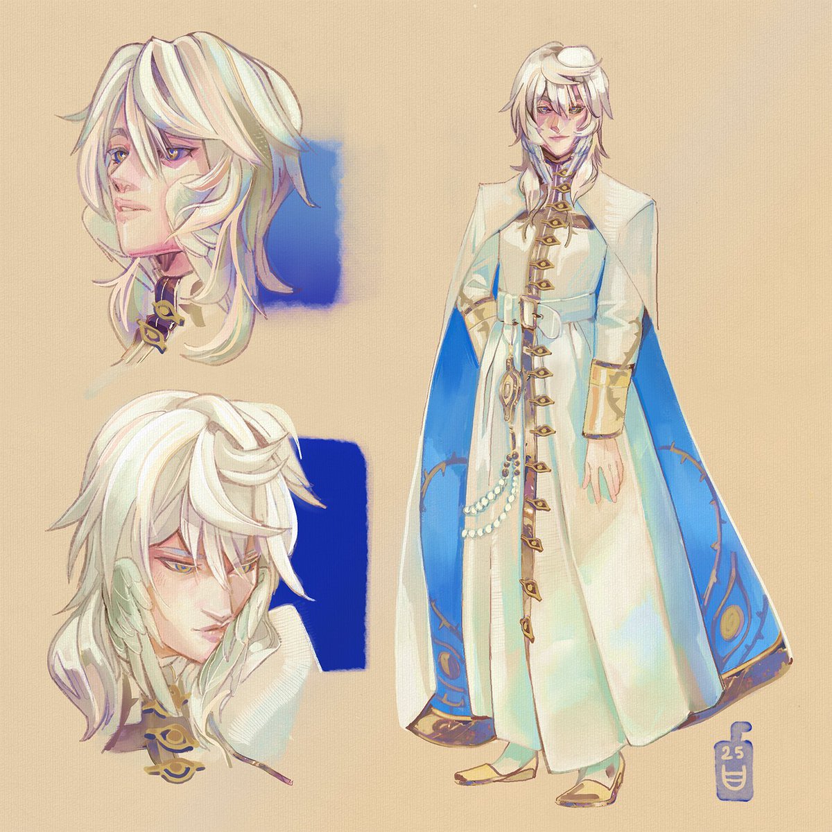 Victorian Priest AU incoming!
I had a lot of fun re designing #SundayHSR  from Honkai Star rail for this 🔄 Body swap AU goes by Elio.
Funfact: Elio is 'sun' and Domingo is 'born on sunday'
Who should I do next?

#HonkaiStarRail #HSRfanart #hoyocreaters