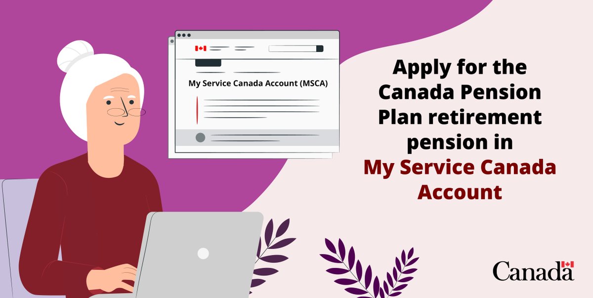 📌 Reminder: You must apply for the Canada Pension Plan (CPP) retirement pension. Payments do not start automatically.

✅ Apply quickly and easily online through My Service Canada Account: canada.ca/en/employment-…