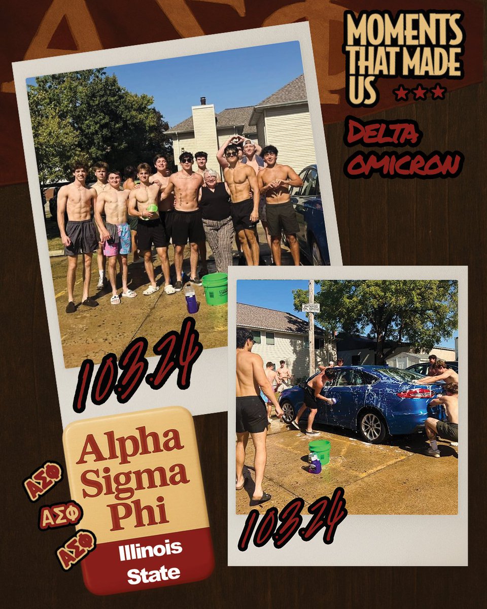 The Delta Omicron chapter at Illinois State hosted a philanthropy car wash supporting RAINN.

The chapter raised nearly $500 in donations while also helping spread awareness about RAINN and the resources it provides for survivors of sexual violence.

#AlphaSig #TBTM