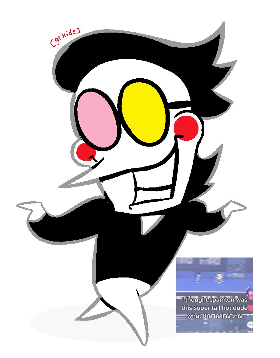 celebratory spamton doodle
#utdr