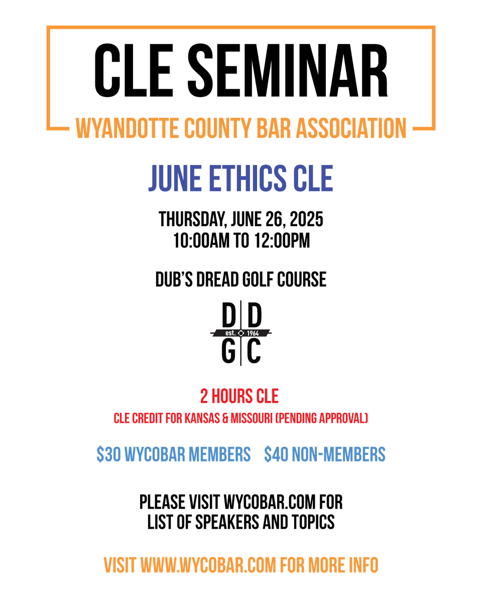 WyCoBar's tweet photo. WYCOBAR - JUNE ETHICS CLE - https://t.co/djTOZdUrRy https://t.co/acqdsYQGs8