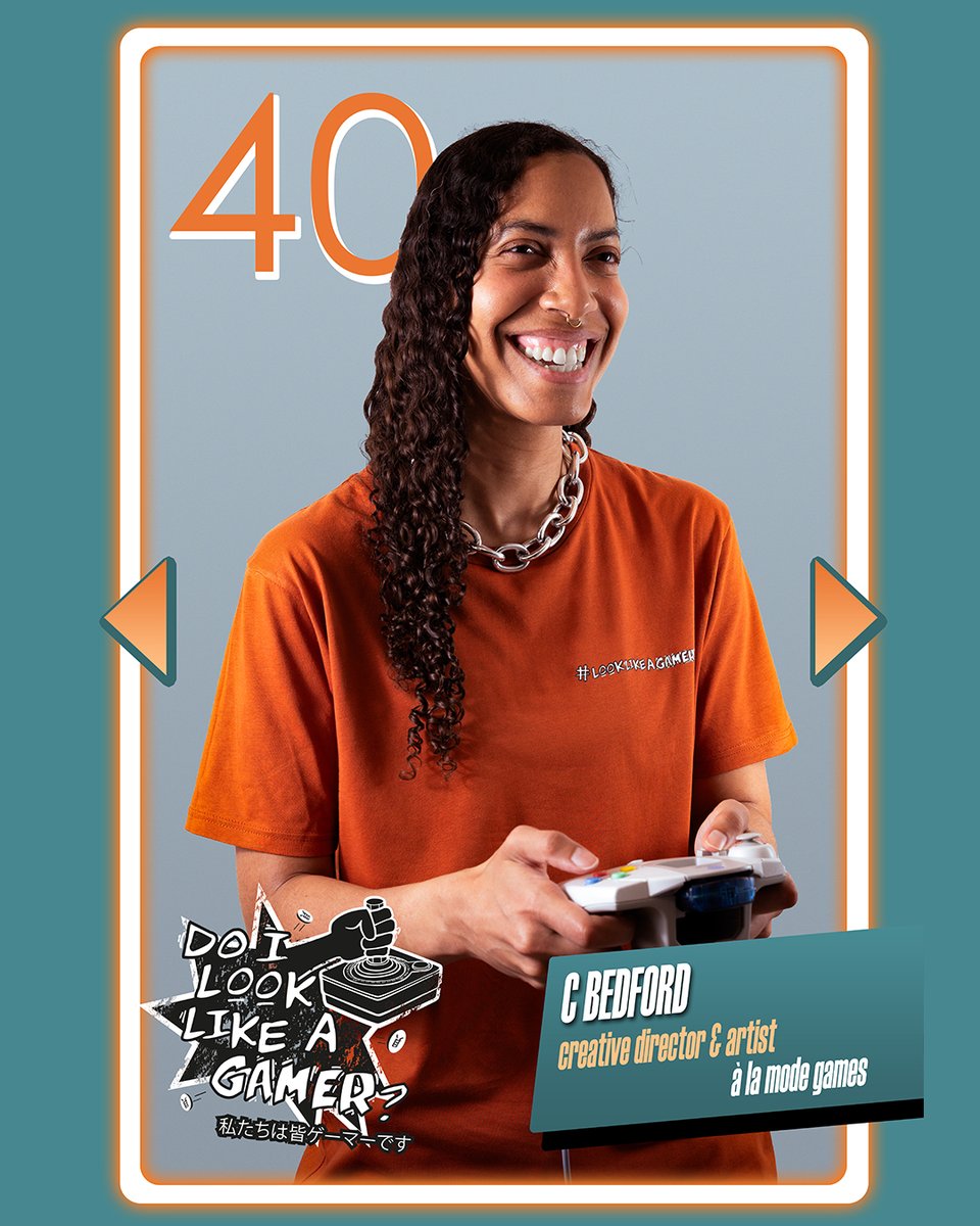 mayamada's tweet image. 40. "You have more to bring to the table than what a degree alone can show" - @cbedfordart, Creative Director & Artist @alamodegames is one of the 40 Players & Makers in the 2025 #LookLikeAGamer campaign! See more: looklikeagamer.com/meet-the-40