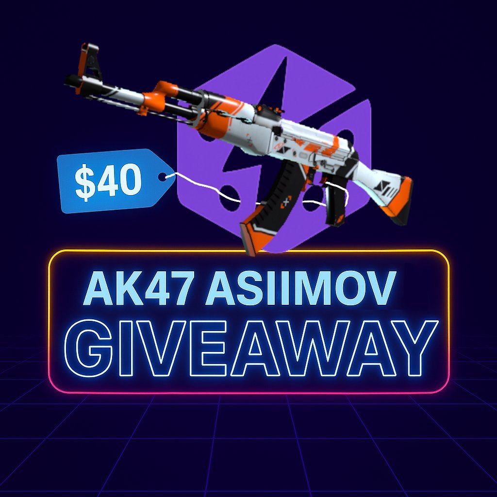 Tomas1120 (@tomas1120_) on Twitter photo 🎁 AK-47 | Asiimov FT ($40)
➡️ TO ENTER:
✅ Follow me & <a href="/cscodehub/">CSGOCodeHub</a>
✅ Retweet
✅ Tag a friend
⏰ Giveaway ends in 5 days! 🎁 AK-47 | Asiimov FT ($40)
➡️ TO ENTER:
✅ Follow me & <a href="/cscodehub/">CSGOCodeHub</a>
✅ Retweet
✅ Tag a friend
⏰ Giveaway ends in 5 days!