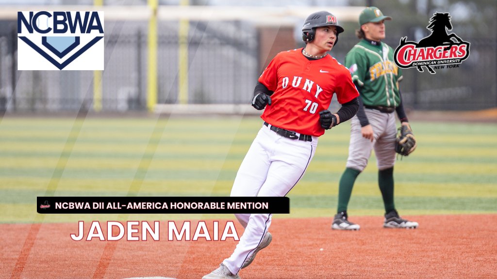 CONGRATULATIONS to Jaden Maia on receiving NCBWA Division II All-American Honorable Mention accolades!