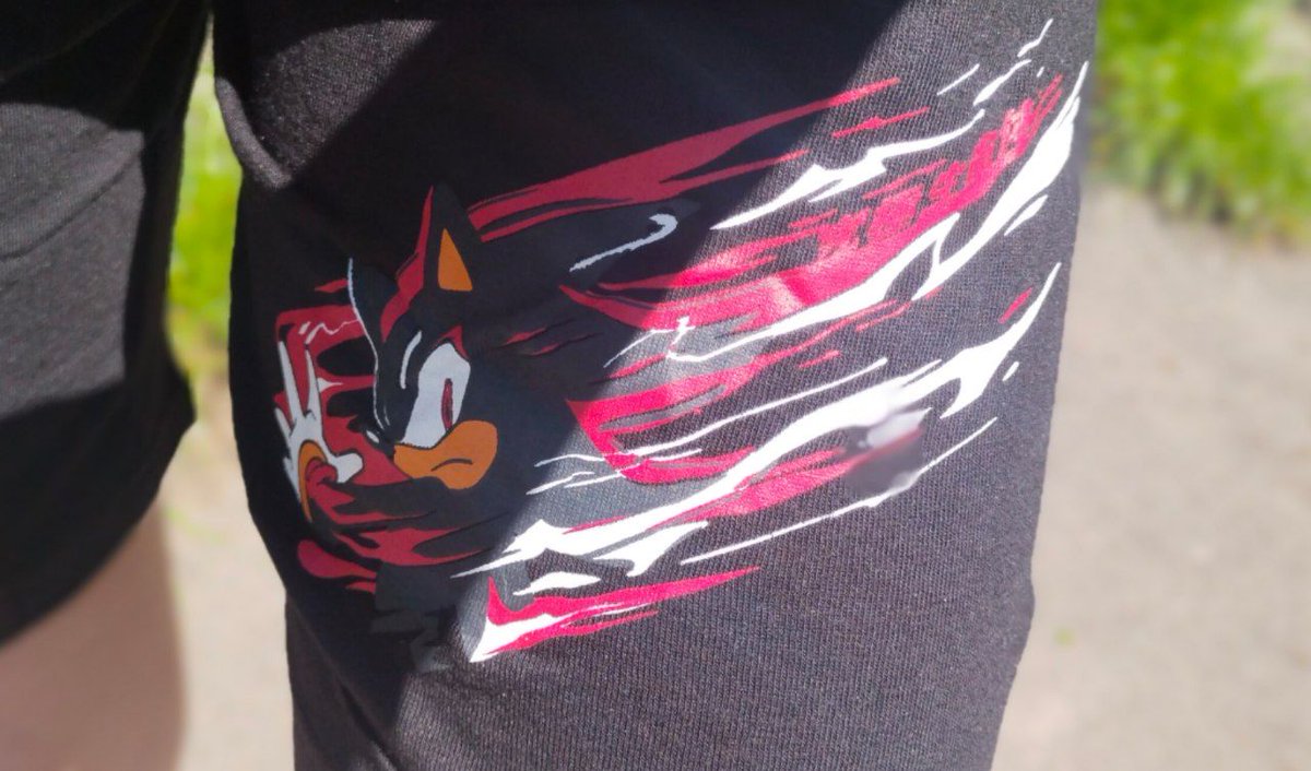 got my sonic pj btw

i love Shadow shorts