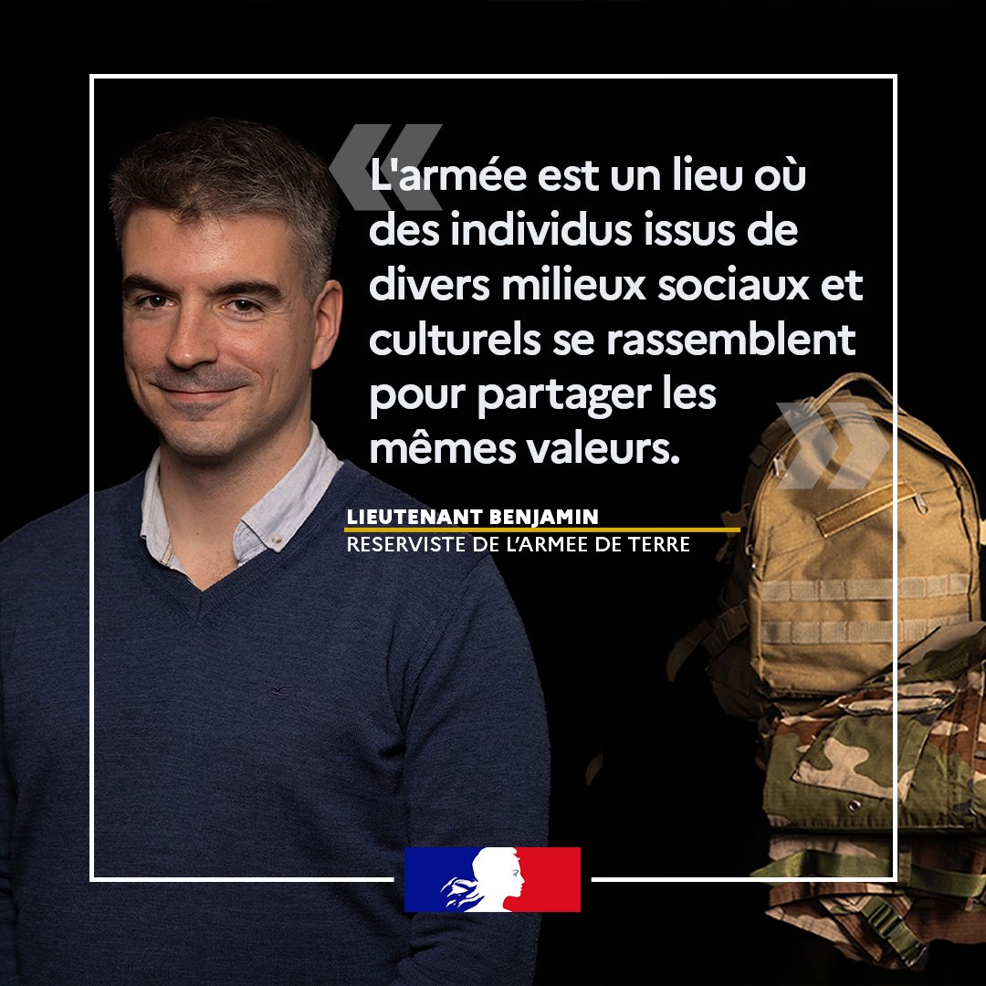 Armees_Gouv's tweet image. 🎙️ Dans le dernier épisode du #Defcast, le lieutenant Benjamin, data scientist et réserviste à l’état-major interarmées Nord, nous raconte son parcours, son choix et ses aspirations. 

Engagement, adaptation, richesse humaine : un témoignage inspirant 👇
podcastics.com/podcast/episod…