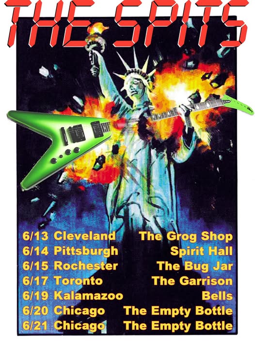 Coming up quick !!! LOW TICKET WARNING ON MOST OF THE SHOWS!

#thespits #Chicago #Cleveland #Pittsburgh #Rochester #Toronto #Kalamazoo