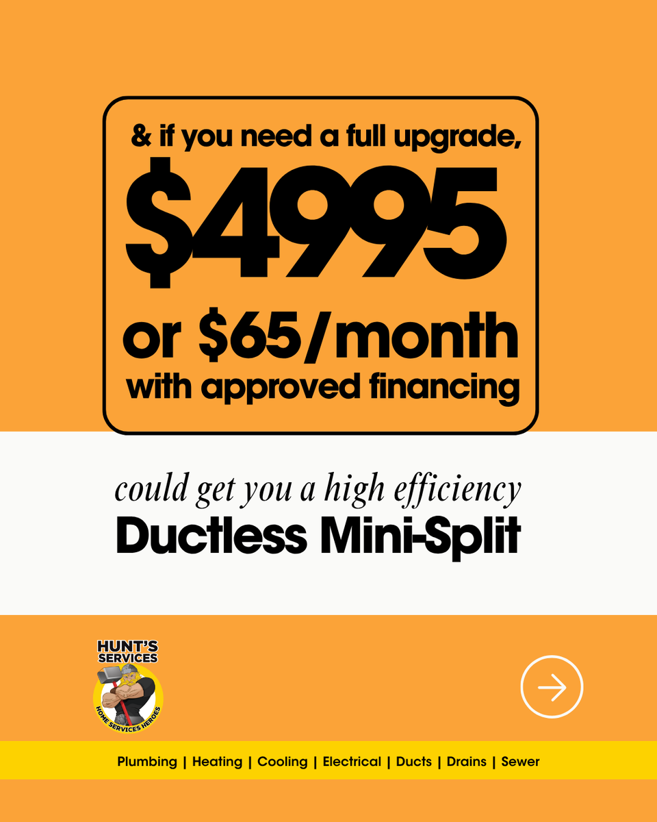 HuntsServices's tweet photo. 9 out of 10 homeowners regret not doing this before summer. Don’t be the one sweating it out.

Get an A/C Tune-Up for just $79 or a full system upgrades starting at $4,995 or $65/month

Call 253-525-2445 or visit https://t.co/UgV4yNBxsN today
#Plumbers #HVACExperts #Electricians https://t.co/8MsAfErnmk