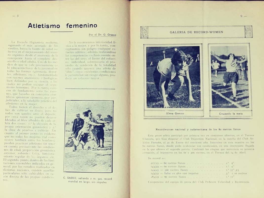 Programa del "Primer Torneo Atlético Internacional Femenino" organizado por el Club Atlético Femenino Alfa, diciembre de 1923, Estadio del Club Gimnasia y Esgrima de Buenos Aires. Este documento se encuentra disponible para su consulta en sala.