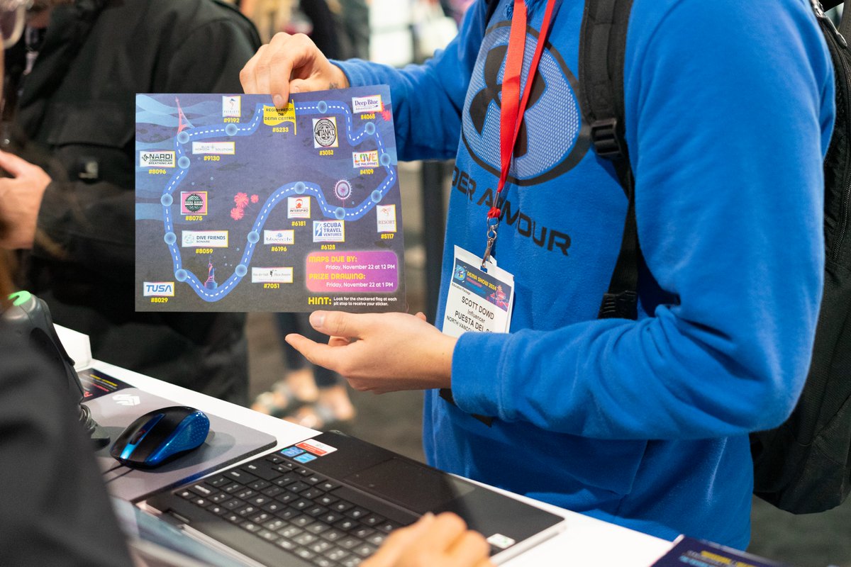 DEMA Show (@dema_show) on Twitter photo Back by popular demand and better than ever—the #DEMAShow Treasure Hunt!🗺️
Become a must-visit destination for attendees as they explore the Show Floor in search of participating exhibitors. Spots are limited and expected to go fast—claim your spot today! ✉️sales@demashow.com Back by popular demand and better than ever—the #DEMAShow Treasure Hunt!🗺️
Become a must-visit destination for attendees as they explore the Show Floor in search of participating exhibitors. Spots are limited and expected to go fast—claim your spot today! ✉️sales@demashow.com