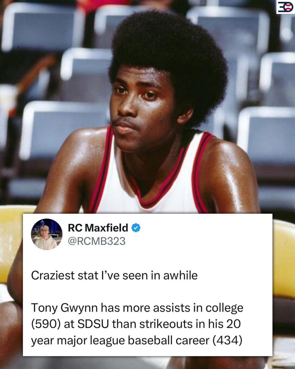 👀 10,232 plate appearances, 434 strikeouts, never struck out more than 40 times (which only happened once, next highest was 35 twice) in a season. Career. 338 hitter. #BuiltDifferent