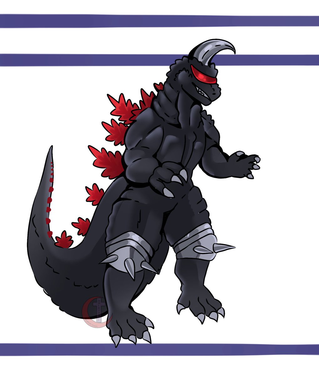 Shikyandi's tweet image. First ever kaiju com!! Eee I was so glad when someone asked for this! I didn’t think my skill was good enough!
They wanted a mix of Godzilla and gigan
#fangoji #gigan #godzilla