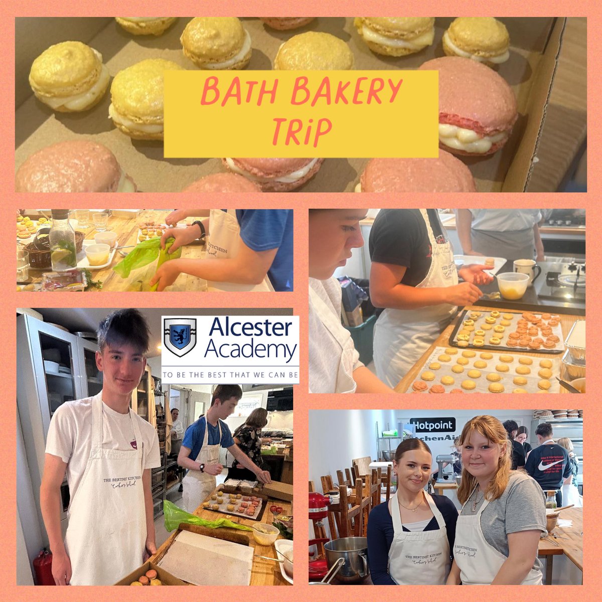 Our Year 10 <a href="/AlcesterAcademy/">Alcester Academy</a> pupils had an incredible day at Richard Bertinets Bakery School in Bath learning essential baking skills. #CulturalDevelopment #Baking