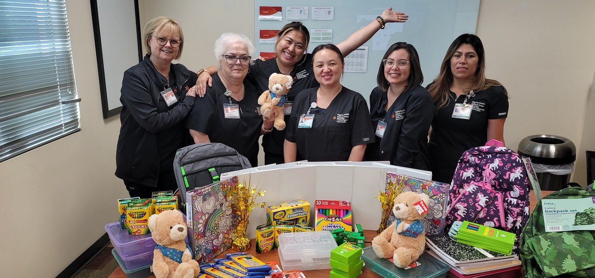 DignityMedGroup's tweet photo. Happy 10th Anniversary to our Humankindness Club! 🎉 For a decade, they've been spreading kindness across CA with school supply drives, cleanups & more! Huge thanks to founder Sara & all the volunteers! ❤️ #HelloHumankindness #DignityHealth #Volunteer #Community https://t.co/clx8D4CXc9