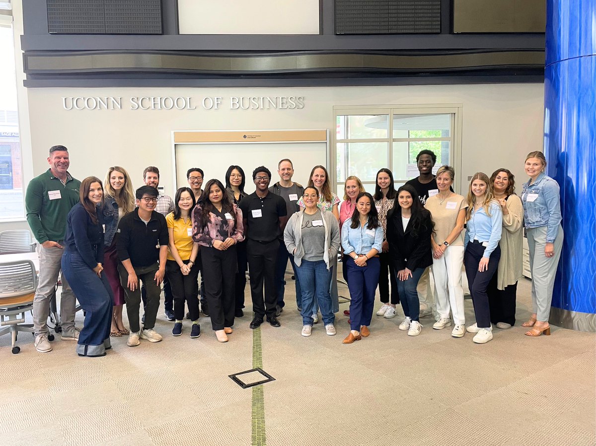 UConnCCEI's tweet image. Yesterday we kicked off the TENTH cohort of our Summer Fellowship Accelerator!💡
We’re honored to be working with a plethora of accelerator sponsors, including: @bigbangip, @canva, @cartainc, @FMLCPAs, Rebellion Group, @officialrevyrie, @WebsterBank, and @wigginxlegal.