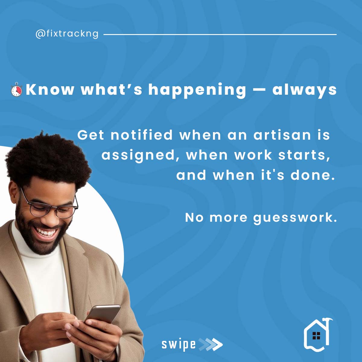 fixtrackng's tweet photo. FixTrack isn’t just an app — it’s your smart property assistant.
🔧 Track repairs. 📅 Manage maintenance. 📲 Stay informed. 😌 Live stress-free
Whether you’re a tenant or landlord, it’s time to upgrade how you manage your space.

#FixTrack #SmarterLiving #PropTech https://t.co/rSumlypOSb