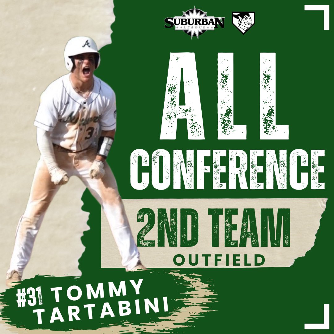 Congratulations to our 2nd team All-Conference honors, Tommy Hach and Tommy Tartabini!