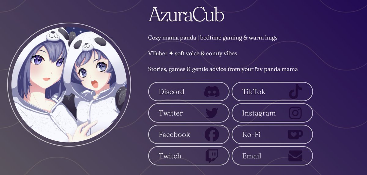 AzuraCub's tweet image. 🐼Just a mom playing lots of Hunt Showdown, obsessed with Garrus Vakarian, the Alien movies, with a desire to build a wholesome community I can hopefully share with my daughter ♥
azuracub.carrd.co
