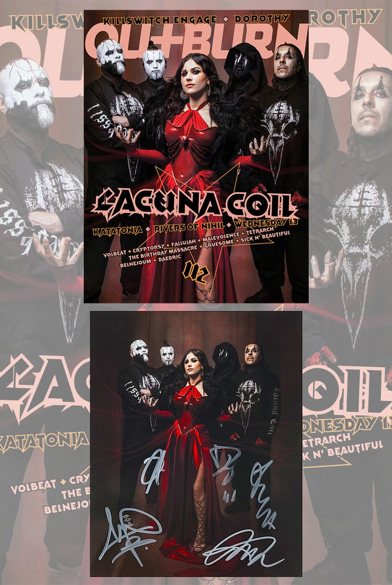 Outburn Magazine (@outburnmag) on Twitter photo The incredible <a href="/lacuna_coil/">Lacuna Coil</a> returns to Outburn's cover for issue #112, featuring an interview with Cristina Scabbia and Andrea Ferro going deep inside the meanings of Sleepless Empire. Autographed limited edition bundles and digital copies available at store.outburn.com. The incredible <a href="/lacuna_coil/">Lacuna Coil</a> returns to Outburn's cover for issue #112, featuring an interview with Cristina Scabbia and Andrea Ferro going deep inside the meanings of Sleepless Empire. Autographed limited edition bundles and digital copies available at store.outburn.com.