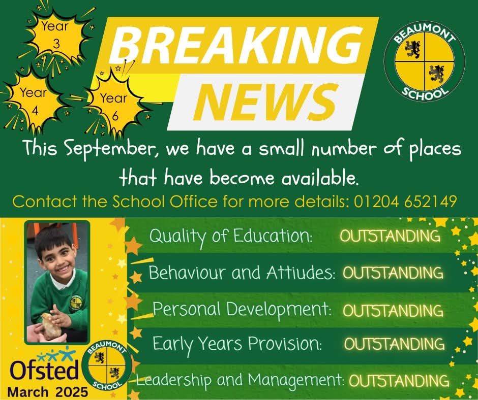 Contact school for more information!