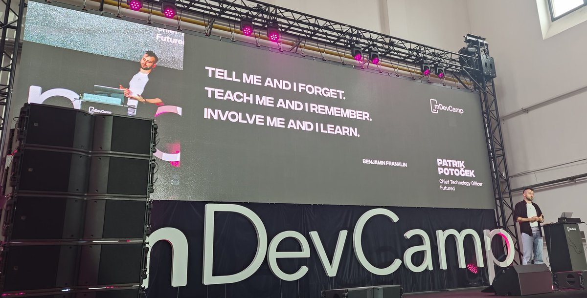 Thanks for this great conference <a href="/mDevCamp/">mDevCamp</a> ! Great vibes, content &amp; food :) Congrats to the staff 🎉
See you next time ✌️