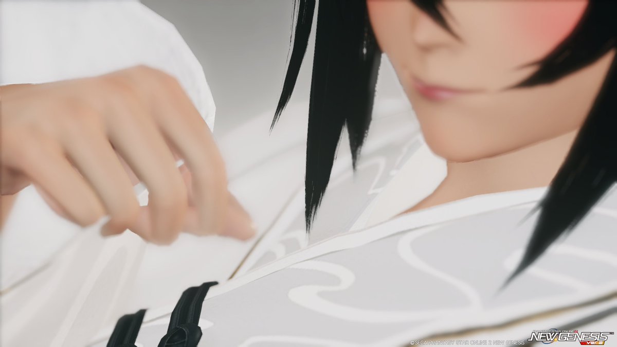 ６月といえば…コーデ強強のふたりと3人でSS！
白無垢風和服コーデです！旧国には白無垢っぽい衣装あるから是非N化するか丈の長い和服の実装をお願いします；；
3枚目はいつもの性癖構図
#PSO2NGS_SS 
#メンテの日なのでssを貼る