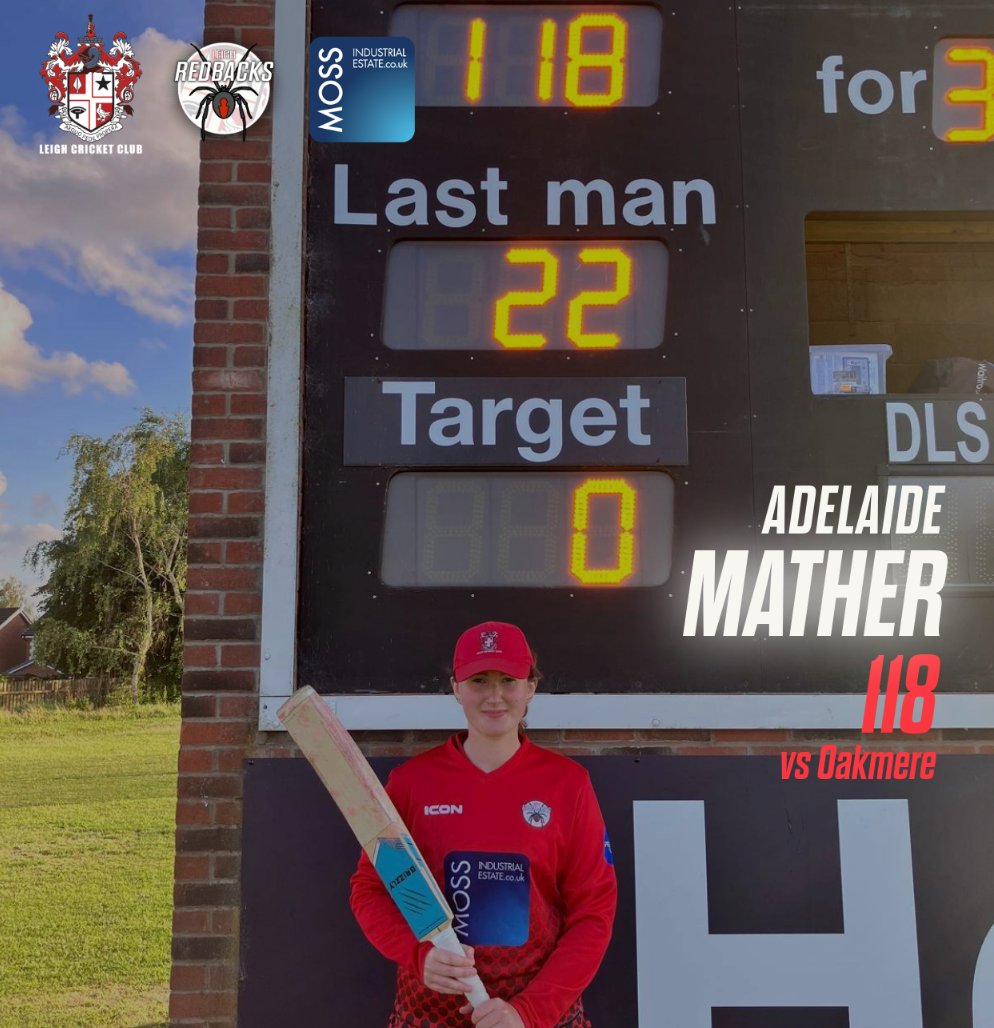 Some top performances from our players last weekend! 💪

🔴🕷️ #LeighCC